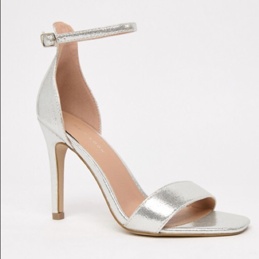 New Look Square Toe 2-Part Heeled Sandal
